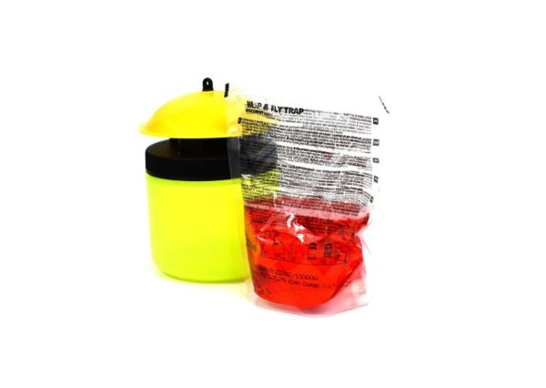 Pułapka na muchy i muszki owocówki z wabikiem