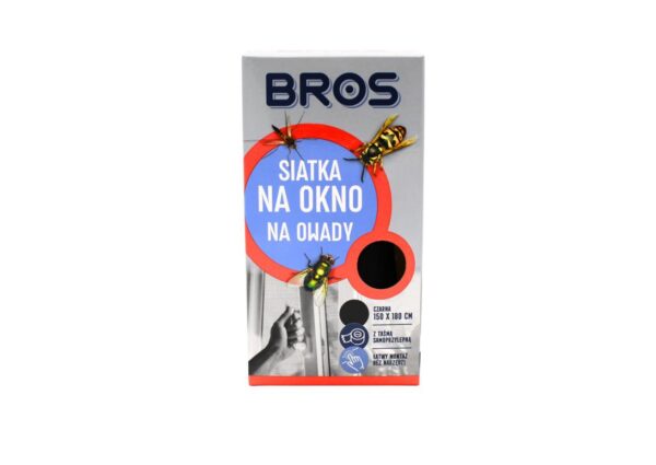 Zdjęcie produktu SIATKA MOSKITIERA NA OKNO 150X180 CM, KOLOR: Czarny