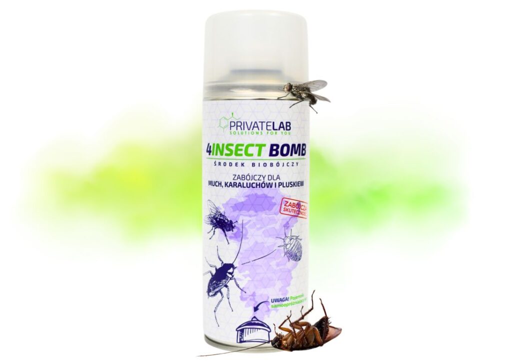4 INSECT BOMB 400ML BOMBA NA KARALUCHY, RYBIKI, MUCHY, PCHŁY, PLUSKWY