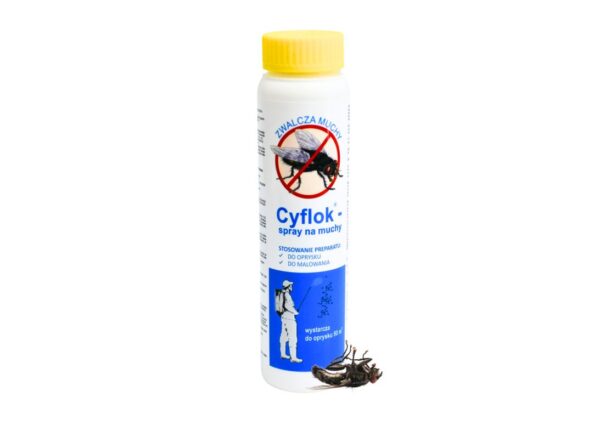 CYFLOK SPRAY NA MUCHY 150G WYDAJNY MIKROGRANULAT DO OPRYSKU