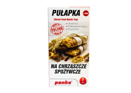 PUŁAPKA NA CHRZĄSZCZE SPOŻYWCZE TROJSZYKI WOŁKI SZUBAKI LEP 2 SZT.