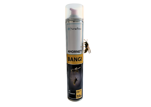 NewPest BANG! 4Hornet 750 ml – aerozol na osy i szerszenie, likwidacja gniazd
