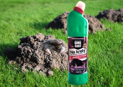 ONE SHOT Żel na kreta i karczownika 750 ml – preparat odstraszający krety, nornice, karczowniki