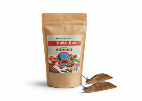 Push 5 GB – granulat na ślimaki nagie (metaldehyd 5 %) Push 5 GB – granulat na ślimaki nagie (metaldehyd 5 %)