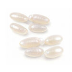 Jaja pluskiew wyglądają jak perłowe ziarenka ryżu