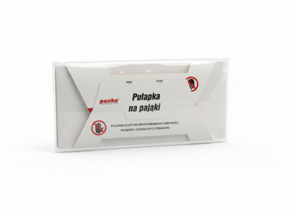 PUŁAPKA NA PAJĄKI PANKO – EKOLOGICZNA PUŁAPKA LEPOWA Z ATRAKTANTEM 2 SZT.
